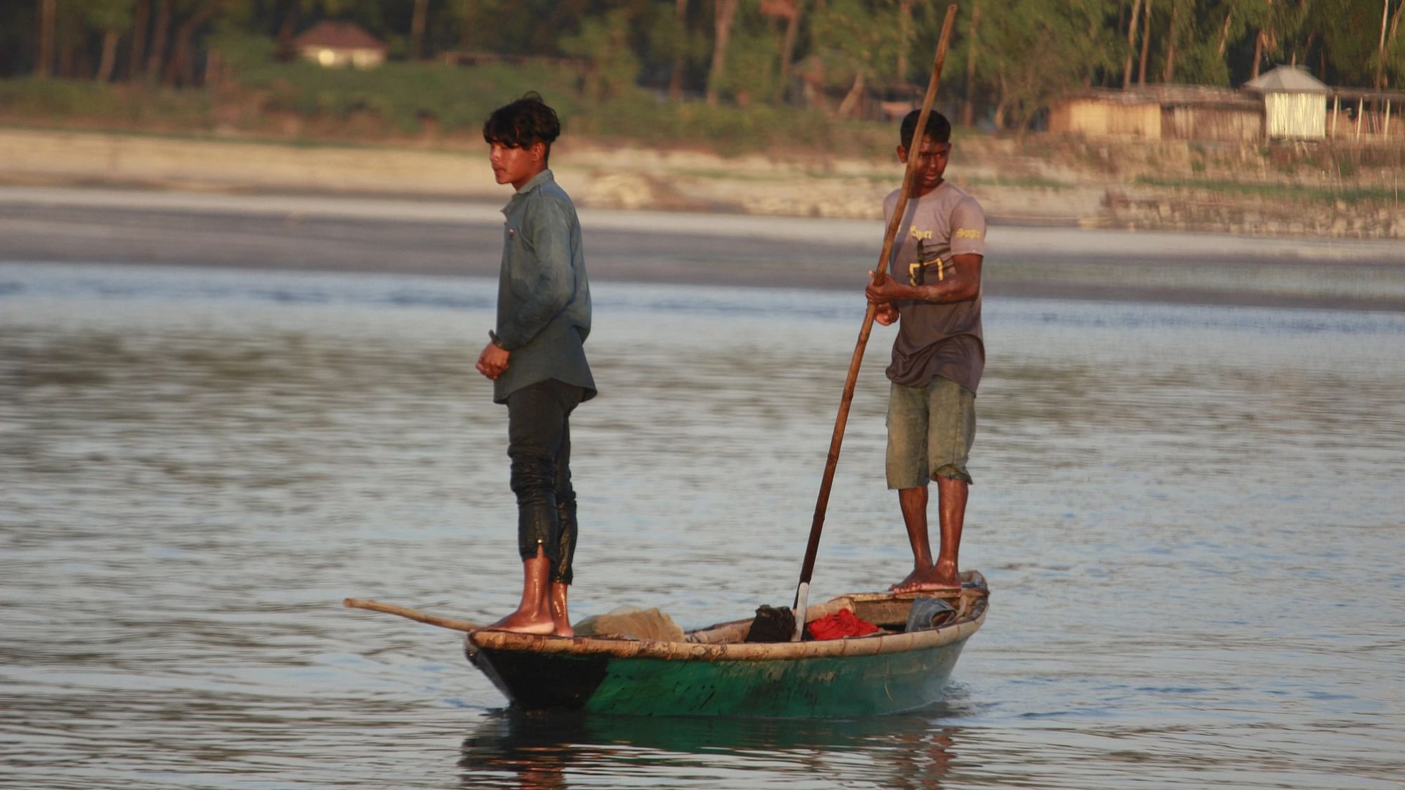 Teenage fishermen