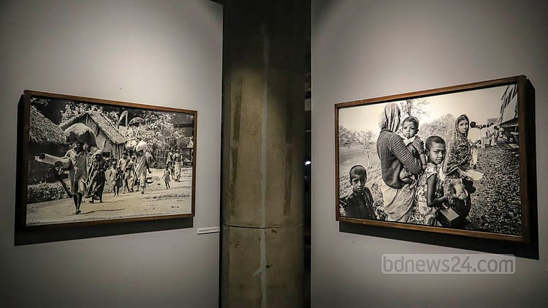 “Witnessing History in the Making: Photographs by Anne de Hemming” exhibition showcases images of Bangladesh’s Liberation War at the Liberation War Museum on Thursday, Dec 15, 2022.