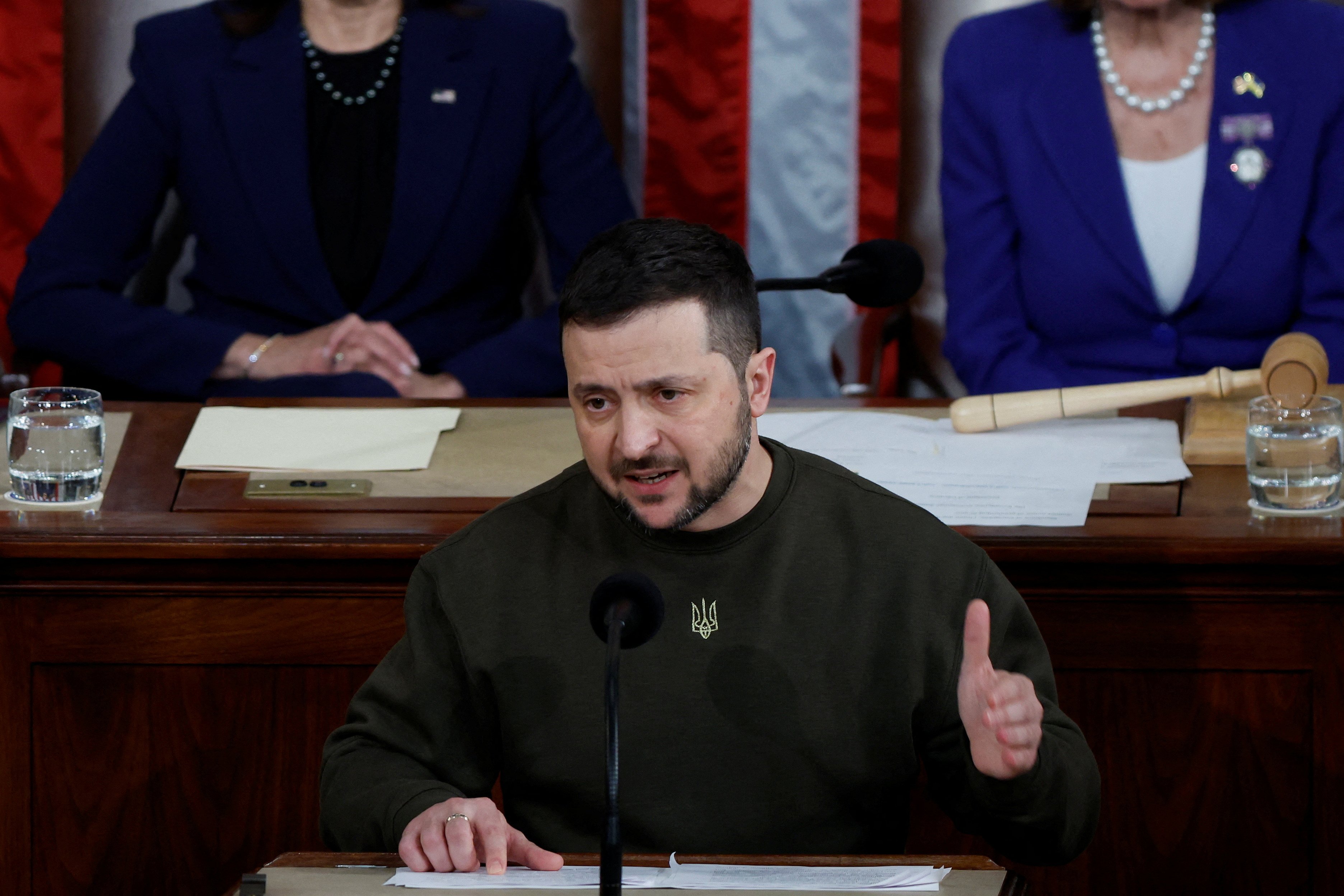 Ukraine's Zelensky tells US Congress aid is 'not charity', urges more support