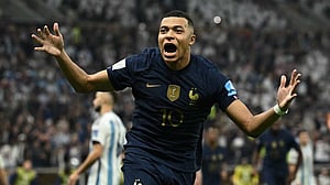 Mbappe second player to score a hat-trick in WC final