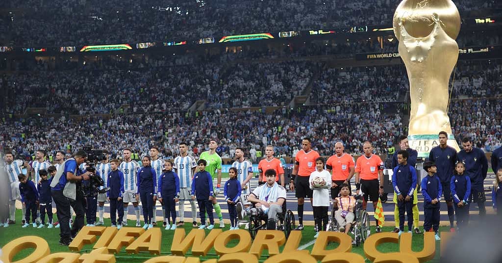Qatar's 2022 World Cup ends with modest ceremony, titans clash