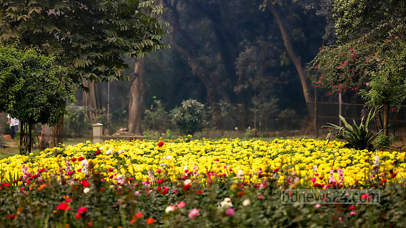 Ramna Park remains closed to the public for some time daily for maintenance. Photo: Mahmud Zaman Ovi