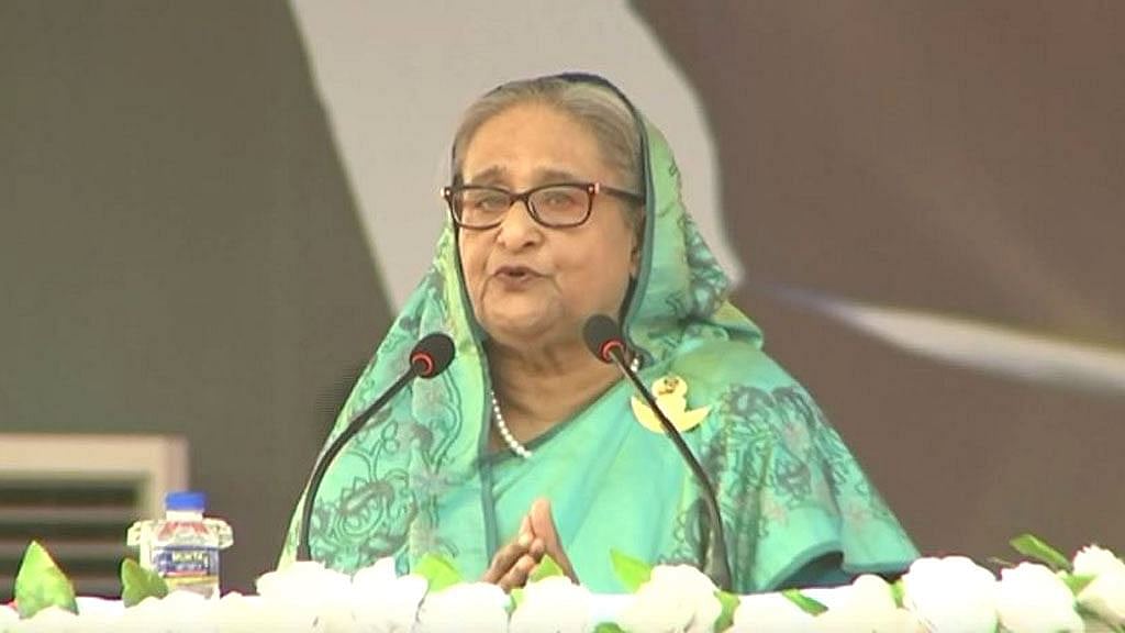 Hasina says her party will continue serving people, not abandon them like BNP