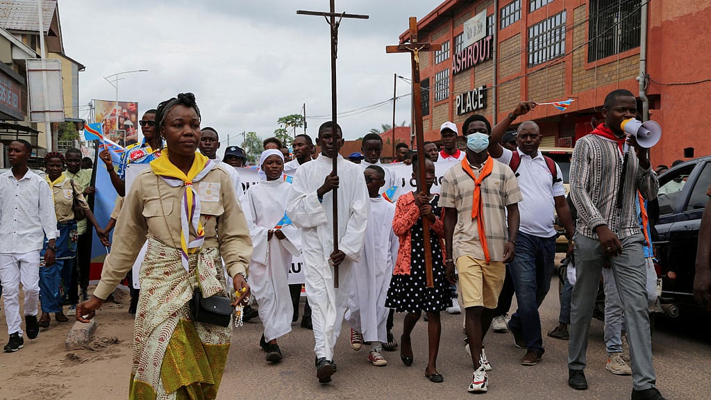 At least 14 killed in militant attack on Congo church: local official