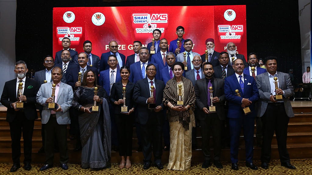 8th Shah Cement-AKS Cup Golf Tournament held at Kurmitola Golf Club