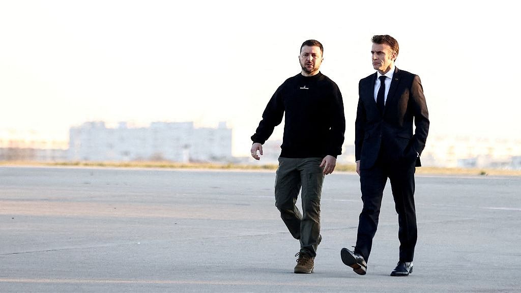 France's Macron awards Legion of Honour to Ukraine's Zelensky