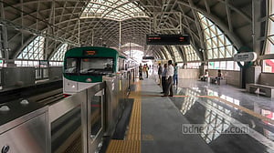Uttara Centre metro station opens