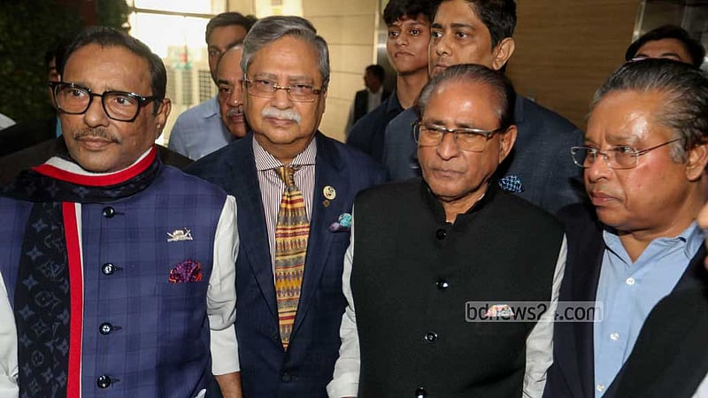 Feb 12: President Mohammed Shahabuddin visits the Election Commission to submit his nomination as a candidate of the ruling Awami League. 