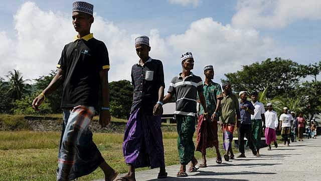 More than 180 Rohingya Muslims arrive by boat in Indonesia's Aceh