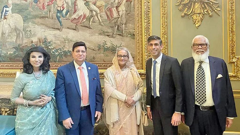 Hasina meets Sunak in first bilateral talks in London