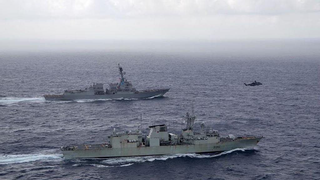 Chinese warship passed in 'unsafe manner' near destroyer in Taiwan Strait, US says