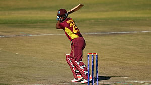 Pooran powers Windies to lead over India