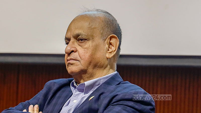 Health Minister Samanta Lal Sen addresses an event held in his honour at Dhaka's Sheikh Hasina National Institute of Burn and Plastic Surgery on Thursday, Jan 18, 2024.