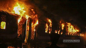 Benapole Express fire