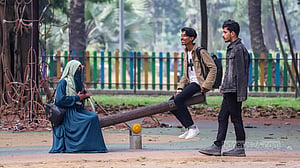Adults take over Ramna Park's 'Children's Corner'
