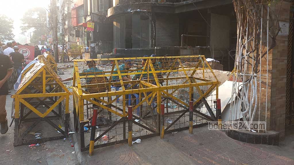 Deadly blaze dampens bustling Bailey Road Iftar scene