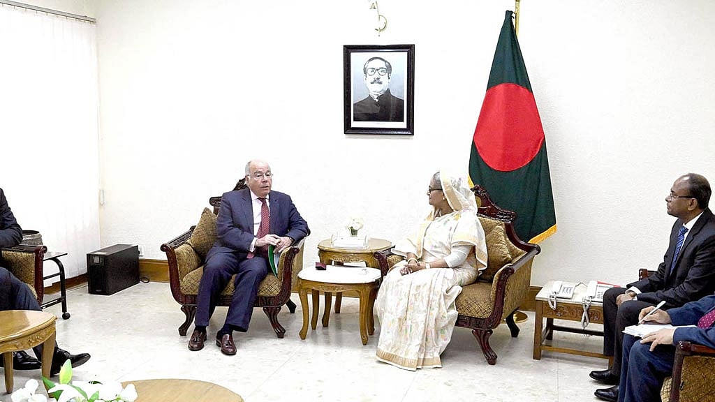 Hasina calls on Brazil to directly import readymade garments
