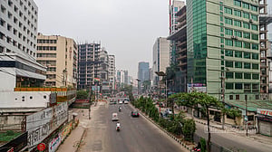 Empty Dhaka streets before Eid