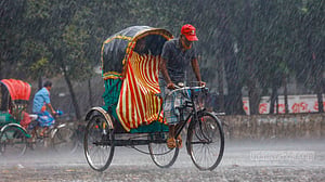 Rain, wind gusts amid heatwave