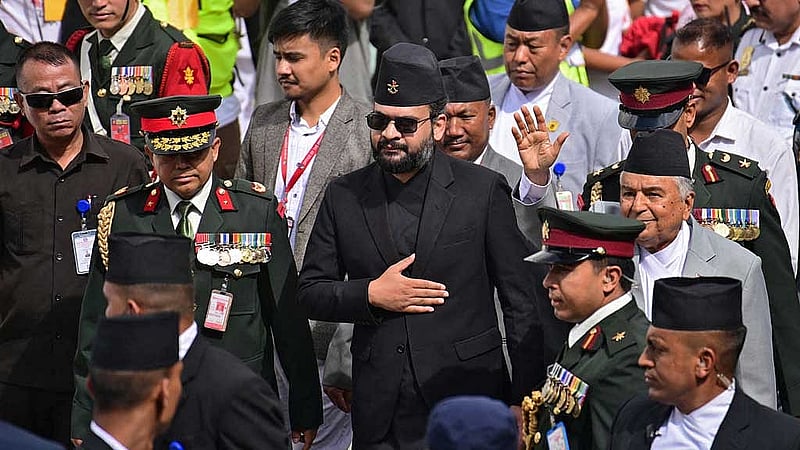 Balendra Shah, 35, a former rapper and composer who currently serves as the mayor of Kathmandu, popularly known as &amp;quot;Balen&amp;quot;, attends Indra Jatra festival at Kathmandu Durbar Square in Kathmandu, Nepal, Sept 6, 2025. REUTERS