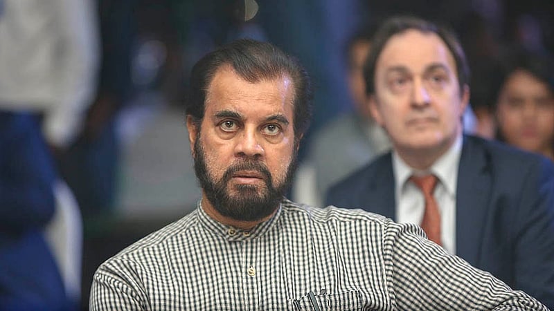 Film actor Ilias Kanchan attends the 18th-anniversary celebrations of bdnews24.com.