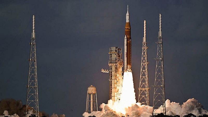 NASA's Artemis II mission to fly by the moon, comprising of the Space Launch System (SLS) rocket with the Orion crew capsule, lifts off from the Kennedy Space Center in Cape Canaveral, Florida, U.S., April 1, 2026. Photo: Reuters