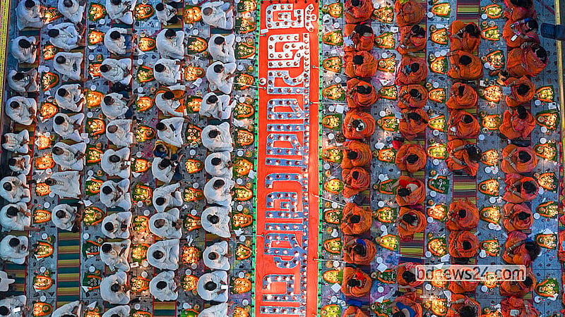 The Rakher Upobash observed by Loknath devotees is also known as “Gosair Upobash” or “Kartik Brata”. Photo: Muhammad Mostafigur Rahman