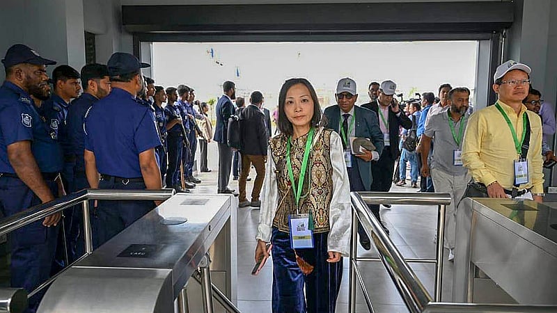 Under the management of the Bangladesh Investment Development Authority (BIDA), as many as 36 investors tour the Bangladesh Special Economic Zone (BSEZ) on Tuesday, Apr 8, 2025. Photo: PID