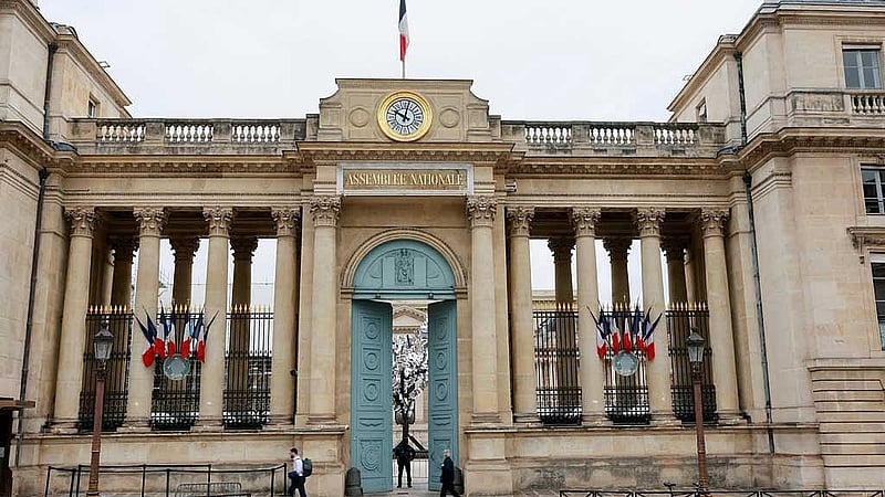 A view shows the National Assembly in Paris, France, Oct 6, 2025. REUTERS/Stephanie Lecocq