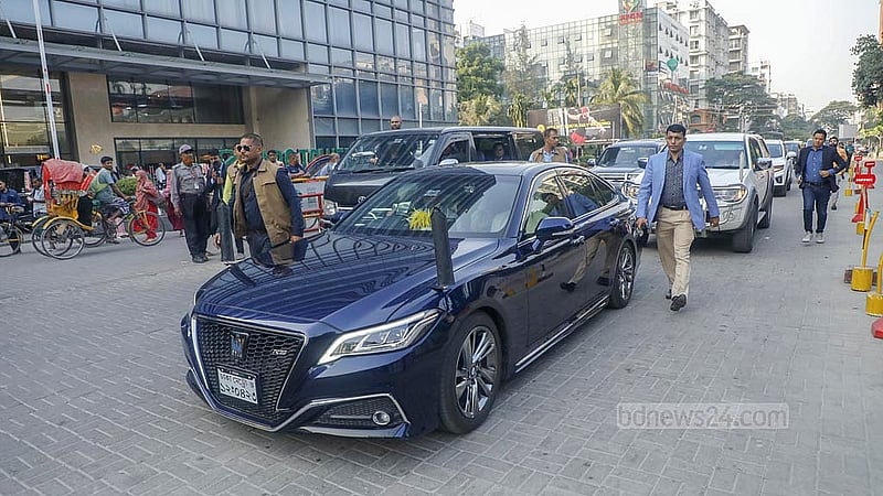 BNP Chairperson Khaleda Zia's daughter-in-law Zubaida Rahman visited Evercare Hospital in Dhaka on Saturday, Dec 6, 2025.  Photo: Abdullah Al Momin