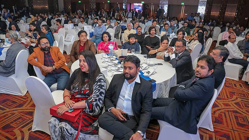 Dignitaries from different sectors gathered to mark the 18th anniversary of bdnews24.com at an event on Tuesday, Nov 19, 2024, at the Grand Ballroom of the Radisson Blu Dhaka Water Garden.