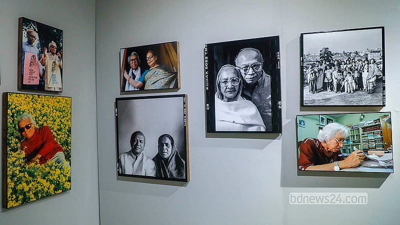 Photographer Nasir Ali Mamun’s solo exhibition containing photographs of poets Shamsur Rahman and Al Mahmud is ongoing at Alliance Française de Dhaka. Photo: Abdullah Al Momin