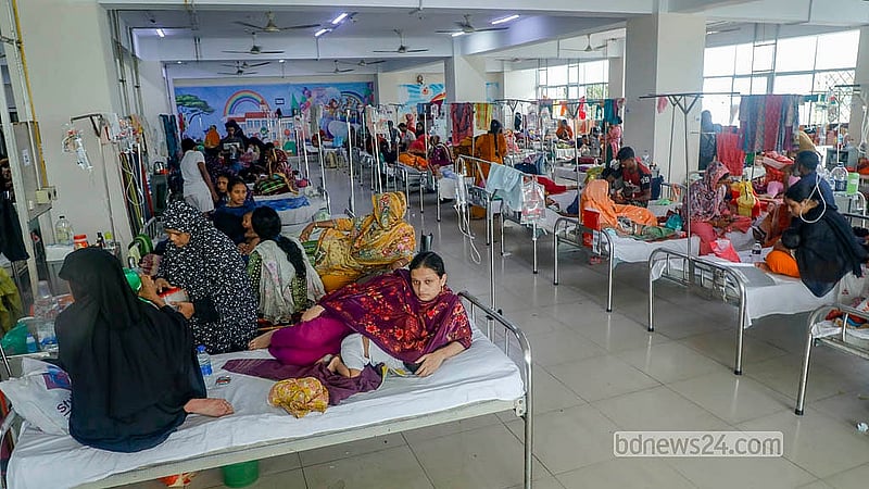 Children's ward of the DNCC Dedicated COVID-19 Hospital in Dhaka’s Mohakhali. Photo: Abdullah Al Momin