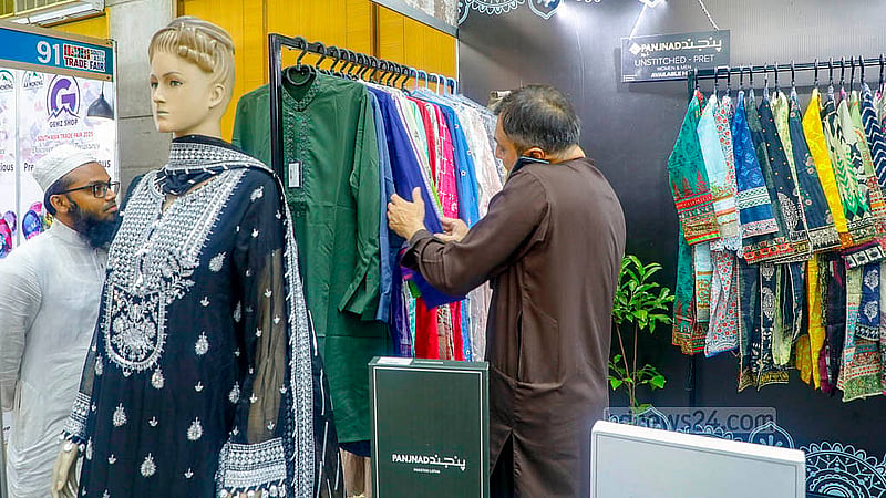 Visitors shopping at the South Asia Trade Fair at the International Convention City Bashundhara in Dhaka. Photo: Abdullah Al Momin