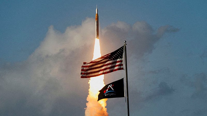 NASA's Artemis II mission to fly by the moon, comprising of the Space Launch System (SLS) rocket with the Orion crew capsule, lifts off from the Kennedy Space Center in Cape Canaveral, Florida, U.S., April 1, 2026. Photo: Reuters
