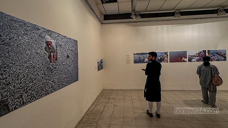 In the exhibition titled “Endangered Nature and Environment”, photographer Sony Ramani portrays the effects of uncontrolled gas emissions and industrial smoke through photography on Friday, Apr 25, 2025.
