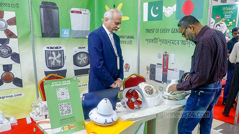 Local and foreign traders set up stalls with a wide range of products at the South Asia Trade Fair at the International Convention City Bashundhara, which will continue until Sept 21. Photo: Abdullah Al Momin