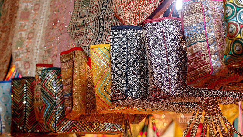 The fifth Asia International Trade Fair at the Bangladesh-China Friendship Conference Centre in Dhaka features stalls offering almost all types of products, starting from daily essentials. Photo: Mahmud Zaman Ovi