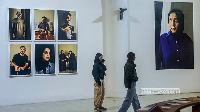 The exhibition, which opened on Jan 16 at the National Art Gallery Auditorium of the Bangladesh Shilpakala Academy, is open to the public and will run until Jan 31. Photo: Abdullah al Momin