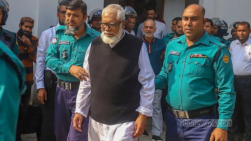 Salman F Rahman, BEXIMCO boss, advisor to former premier Sheikh Hasina, and suspect in the July-August 'genocide' case, is brought before the International Crimes Tribunal on Monday, Nov 18, 2024.