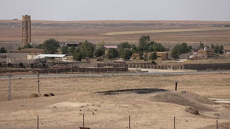 A view of the Tel Baydar US military base, recently evacuated by US forces, Hasaka, Syria June 8, 2025. Reuters