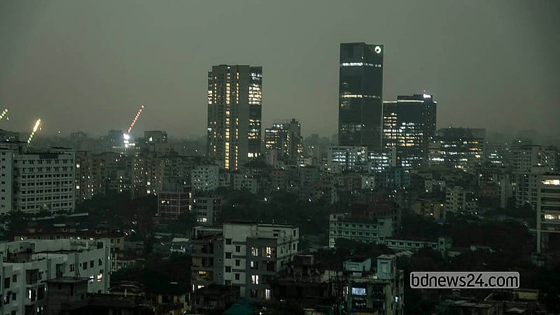 Dark clouds gather over Dhaka from the afternoon on Sunday, Apr 26, 2026, bringing an early evenfall. Photo: Abdullah Al Momin