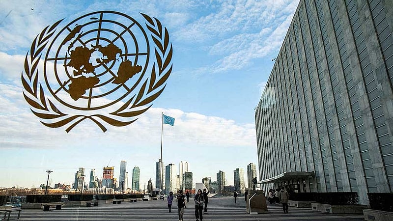 People visit the United Nations Headquarters in New York, US, Dec 20, 2023.  REUTERS