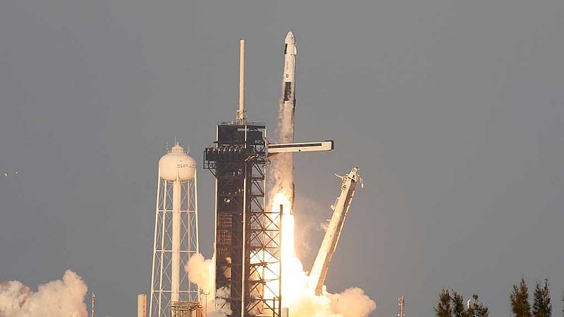 SpaceX's Falcon 9 rocket lifts off, carrying NASA's Crew-10 astronauts to the International Space Station at the Kennedy Space Center in Cape Canaveral, Florida, US, March 14, 2025. REUTERS