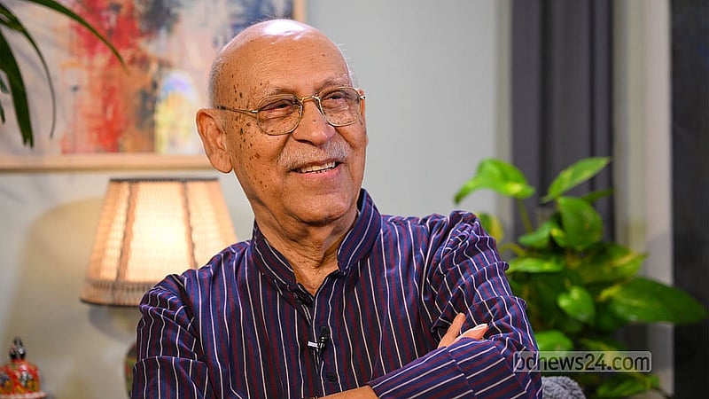 Actor Abul Hayat on Glitz's interview series “Adda Nama”.
