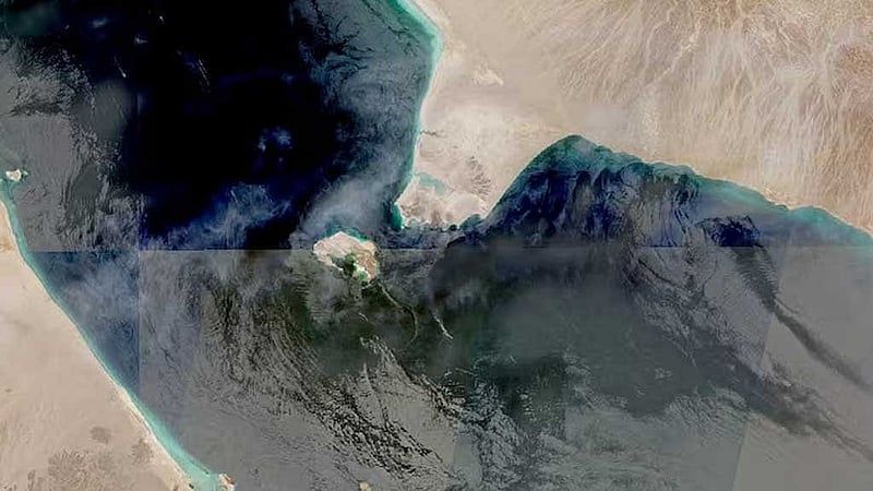 The Bab el-Mandeb Strait in the Red Sea. Photo: Reuters