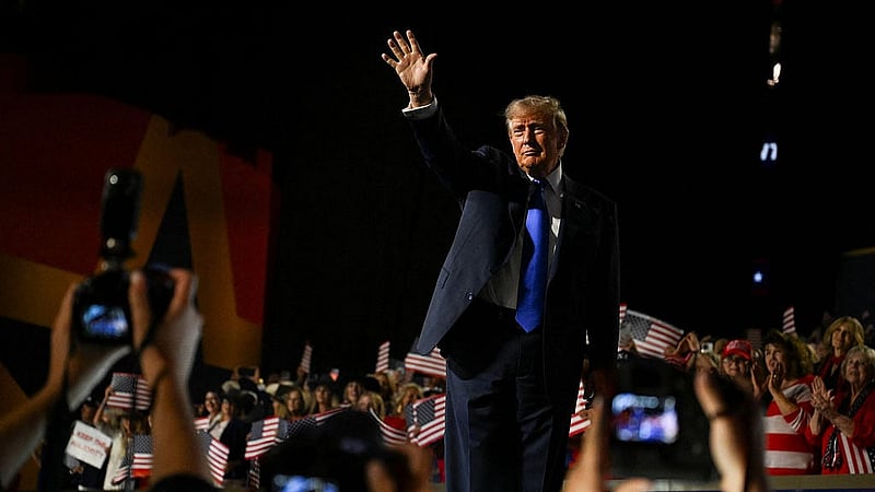 US President Donald Trump speaks at the Republican National Midterm Convention in Dallas, Texas, US, Sept 9, 2026. REUTERS/Brian Snyder