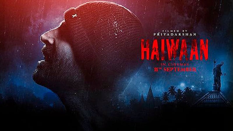 An official promotional poster for Priyadarshan's film “Haiwaan”, starring Akshay Kumar. Photo: Akshay Kumar/ Facebook