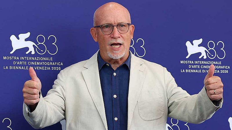 Director Alex Gibney poses during a photocall for the documentary &amp;quot;Musk&amp;quot; from the section Venice Open, Out of Competition, at the 83rd Venice Film Festival, in Venice, Italy, Sept 8, 2026. REUTERS