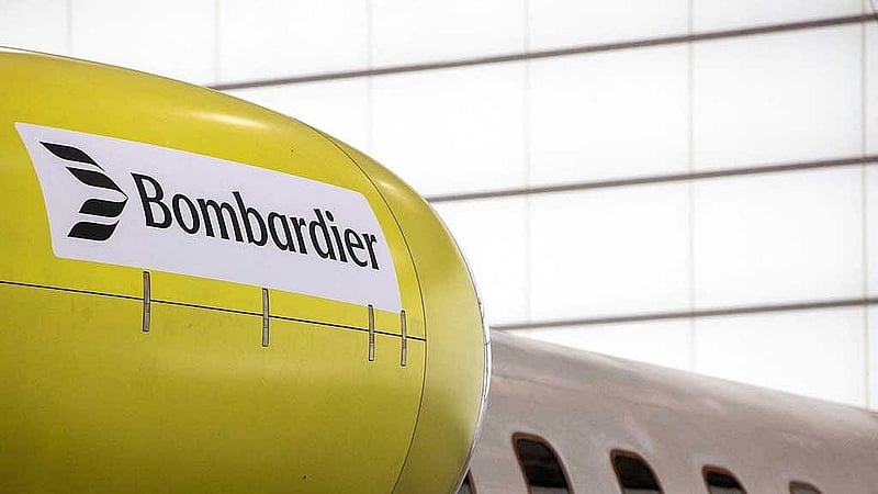 Airplanes in production on the factory floor as Canadian business jet maker Bombardier holds an investor day at its plant in Mississauga, Ontario, Canada May 1, 2024. REUTERS/Carlos Osorio/File Photo
